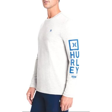 POLO MANGA LARGA ALGODÓN HOMBRE HURLEY LS SUNSHIRT HMS23-05843 SURF RASHGUARD
