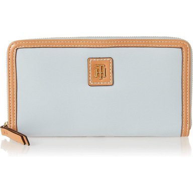 BILLETERA TOMMY HILFIGER 69J3520 CELESTE MUJER CON CIERRE