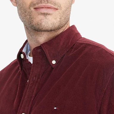 CAMISA MANGA LARGA TOMMY HILFIGER CORDUROY - MARRON - 5