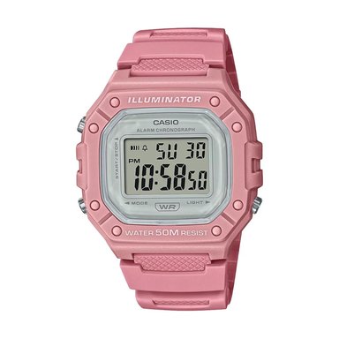 RELOJ CASIO MUJER DIGITAL CASUAL LQ139A-1B3 W218HC-4AV ROSA