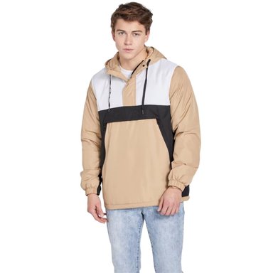 CASACA HOMBRE GUESS REX COLORBLOCK TIPO SUETER ACOLCHADA