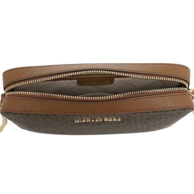 CROSSBODY MICHAEL KORS 35F8GTTC3B MARRÓN JET SET /BEIGE - 4