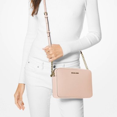 CROSSBODY MICHAEL KORS 35T8GTTC9L CUERO ROSADO