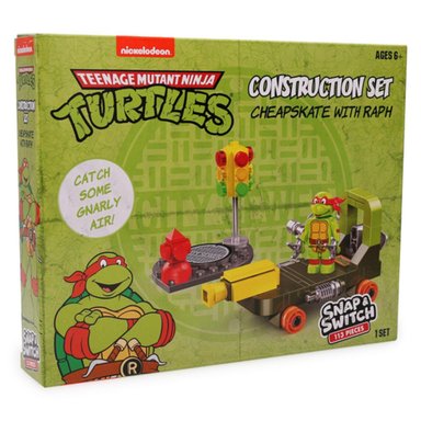 SET NICKELODEON CONSTRUCION TEENAGE MUTANT NINJA TURTLES®  CHEAPSKATE RAPH