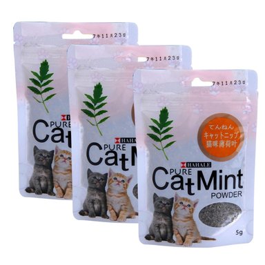 COMPLEMENTO GATOS SUPETMARKET PACK 3 5G CATNIP O CATMINT HIERBA DE MENTA