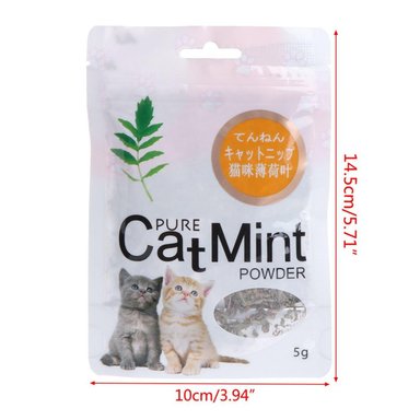 COMPLEMENTO GATOS SUPETMARKET PACK 3 5G CATNIP O CATMINT HIERBA DE MENTA - 3