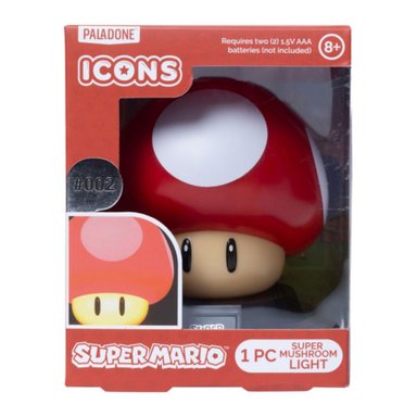 LAMPARA MINI SUPER MARIO NINTENDO - TOAD SUPER HONGUITO - 1