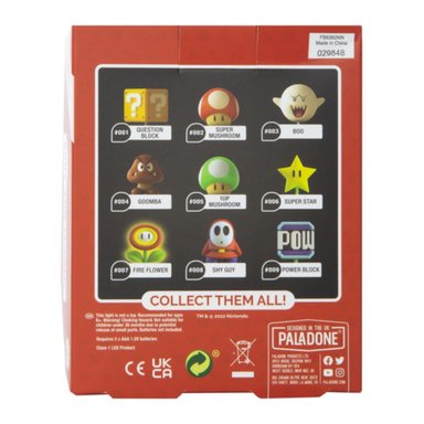 LAMPARA MINI SUPER MARIO NINTENDO - TOAD SUPER HONGUITO - 3