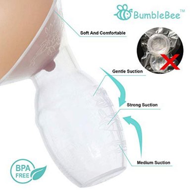 EXTRACTOR MANUAL DE LECHE BUMBLEBEE CON ACCESORIOS - 4