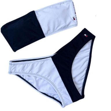 BIKINI MUJER TOMMY HILFIGER AZUL TZOSU158 COLORBLOCK - 1