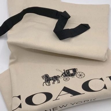 BOLSO COACH DUSTBAG-COACH BEIGE GUARDAPOLVOS XL - 4
