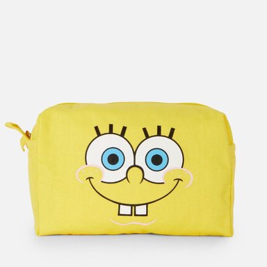 NECESER NICKELODEON 9910734596 AMARILLO DE LONA BOB ESPONJA