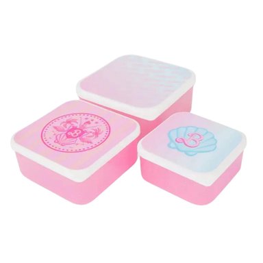 PACK 3 TAPER BARBIE SNACKPOTS ROSADO SNACK POTS O LA PELICULA