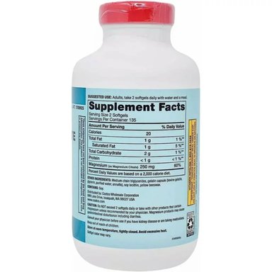 CITRATO DE MAGNESIO 250 MG KIRKLAND - 270 SOFTGEL - 3