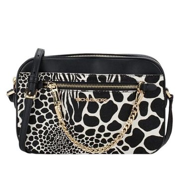 CARTERA MICHAEL KORS 35H3GTTC9HCOW NEGRO CROSSBODY CHAIN JET SET