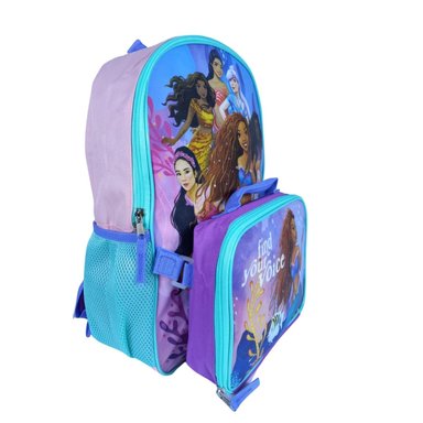SET MOCHILA Y LONCHERA DISNEY B1G5F7 PÚRPURA LA SIRENITA LA PELICULA