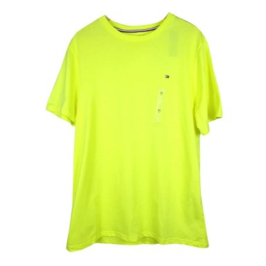 POLO ALGODÓN TOMMY HILFIGER AMARILLO CREW NECK NEON - 1