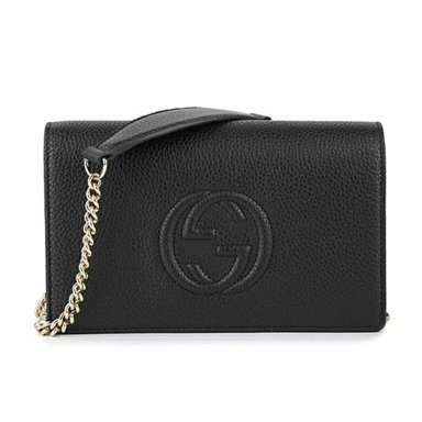 CARTERA GUCCI 809442106 CUERO NEGRO DE SOHO WOC