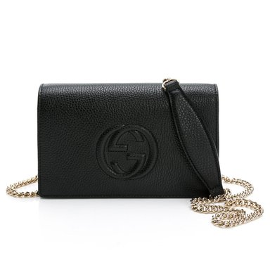 CARTERA GUCCI 809442106 CUERO NEGRO DE SOHO WOC - 2