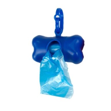 PACKX2 DISPENSADOR DE BOLSAS PARA DESECHOS DE MASCOTAS AZUL TAMAÑO 1