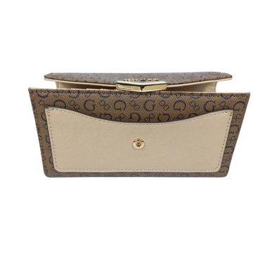 SET TARJETERO GUESS S8934156 MARRÓN Y BILLETERA LA ROSA SLG - 4