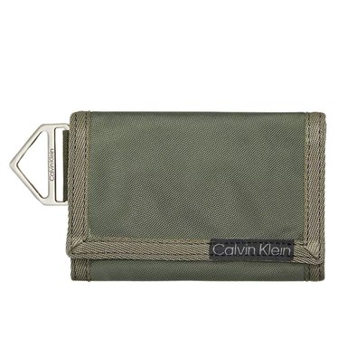BILLETERA CALVIN KLEIN 47400680253 VERDE UTILITY SNAP NYLON
