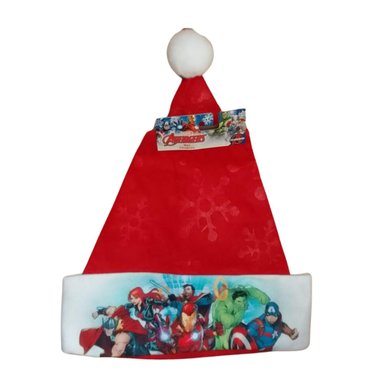 GORRO AVENGERS NAVIDEÑO ADULTO
