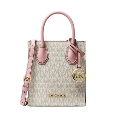 CARTERA MICHAEL KORS 35T1GM9C0I-POWDERBLUSH CUERO BEIGE CROSSBODY MERCER XS