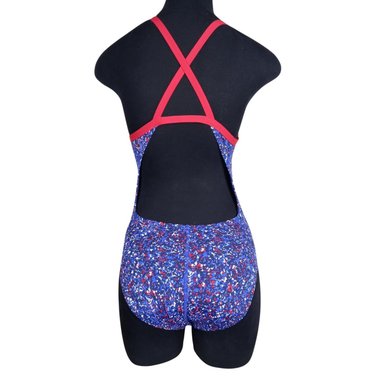 ROPA BAÑO NIKE NESSA081-933 ONE PIECE HYDRASTRONG PIXEL PARTY - 4