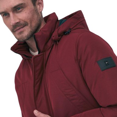 CASACA HOMBRE TOMMY HILFIGER GUINDA 78J9389 601 PARKA HAMPTON HEAVYWEIGHT - 3