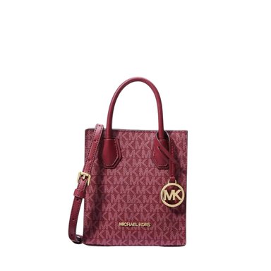 CROSSBODY MICHAEL KORS 35T1GM9C0I CUERO PÚRPURA DE MERCER XS GUINDA - 3