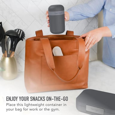 CONTENEDOR BENTGO SNACK CUP GRIS OSCURO - 2