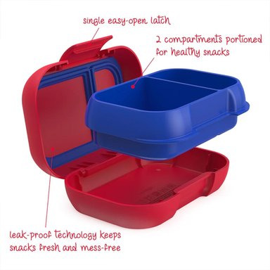 LONCHERA BENTGO PARA SNACKS KIDS ROJO - 3