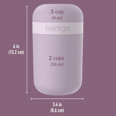 CONTENEDOR BENTGO SNACK CUP ROSA - 5