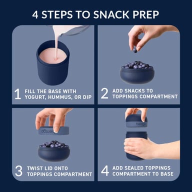 CONTENEDOR BENTGO SNACK CUP NAVY - 4