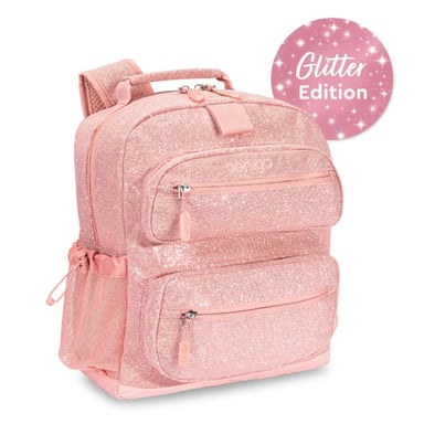 MOCHILA BENTGO BGBKPAKV2-PPGL ROSADO ESCOLAR KIDS ROSA BRILLOSO - 2