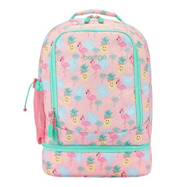 MOCHILA BENTGO BGBKPAK-TRO ROSADO KIDS 2 EN 1 TROPICAL