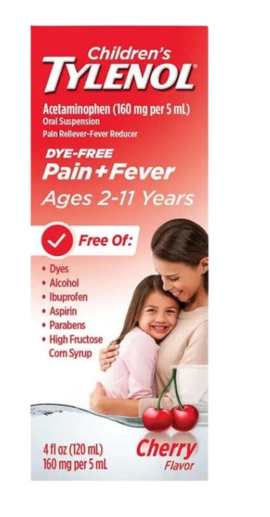 TRATAMIENTO TYLENOL 60 MG SUSPENSIÓN NIÑOS SABOR CEREZA