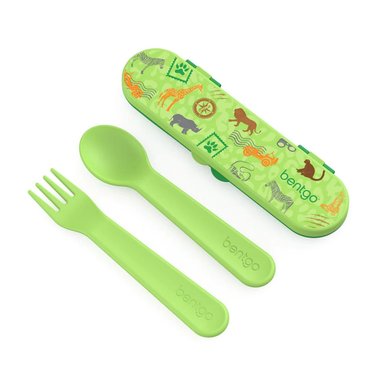 SET BENTGO CUBIERTOS KIDS ANIMALES LA SELVA BGKDUTPL-SAF