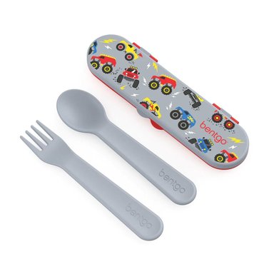 SET DE CUBIERTOS BENTGO KIDS - CAMIONES