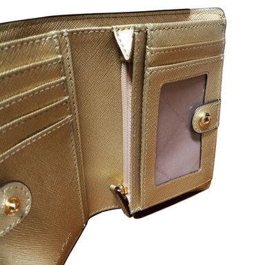 BILLETERA MICHAEL KORS 38F1CT9F2M DORADO JET SET CHARM MUJER - 3