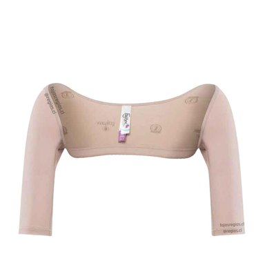 MANGAS CONTROL LICRA MUJER FAJITEX BEIGE 025090 - S MEDIANA COMPRESION