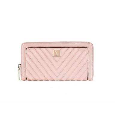 BILLETERA VICTORIA'S SECRET 054R ROSADO ZIPPER