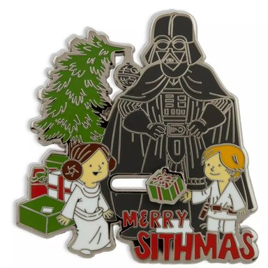 PIN DISNEY FAC-034830 METAL STAR WARS ''MERRY SITHMAS'' STORE