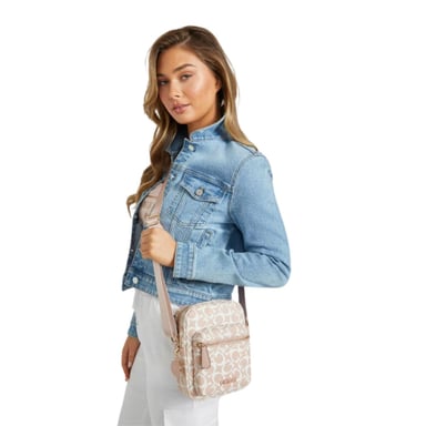 CARTERA CROSSBODY GUESS NEARWOOD MONOGRAM TAMAÑO TALLA ÚNICA - 4