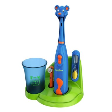 SET CEPILLO DIENTES BRUSHEEZ PEKTBEAR ELECTRICO NIÑO BUDDY EL OSO