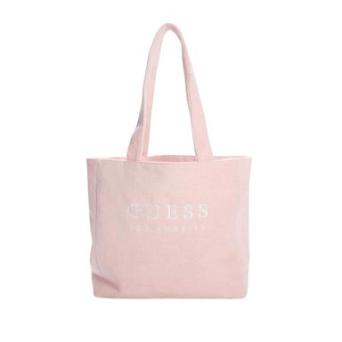 CARTERA GUESS TERRY-TOTE FELPA ROSADO TOTE TERRY ROSA