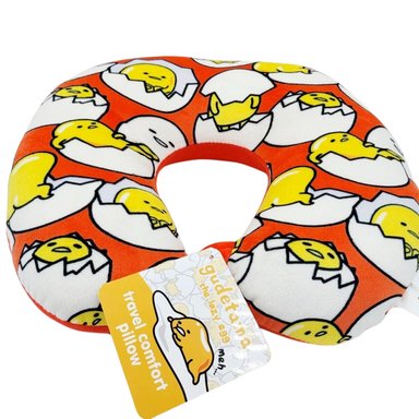 ALMOHADA SANRIO NARANJA DE VIAJE GUDETAMA