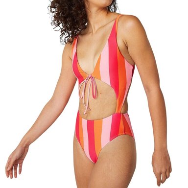 ROPA DE BAÑO MUJER FOREVER21 ROJO J45406 MONOKINI HIGH LEG - 3
