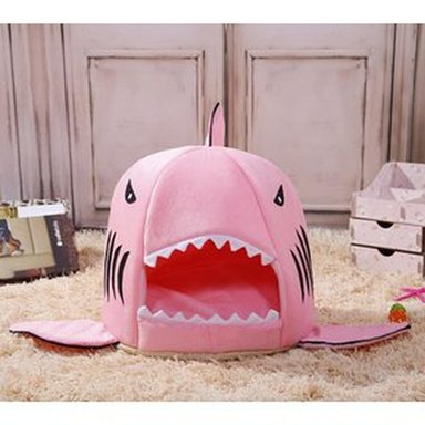 CAMA GATOS SUPETMARKET EN FORMA DE TIBURÓN